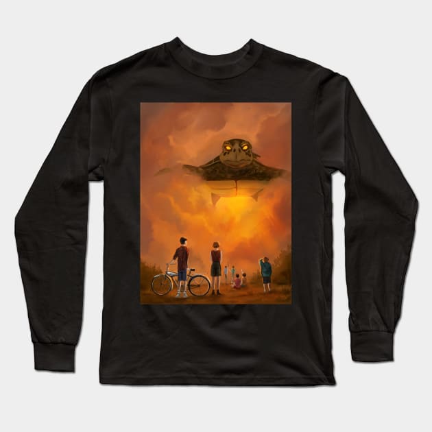 The Turtle Couldn't Help Us Long Sleeve T-Shirt by ALStanford